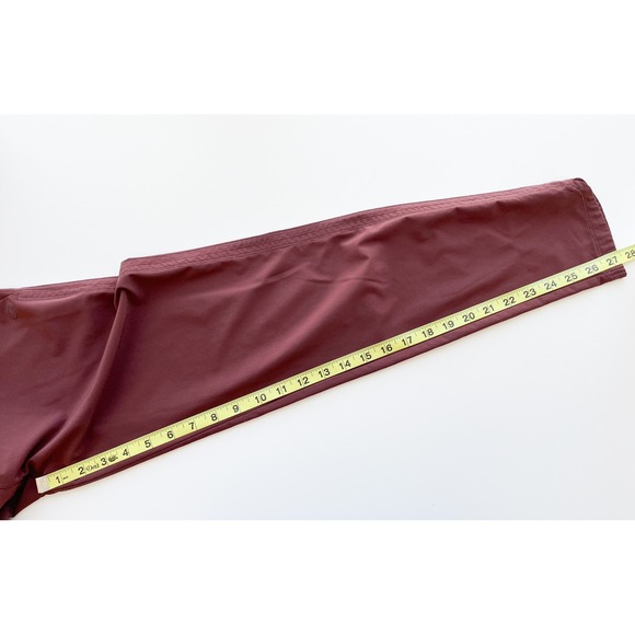 GapFit Recycled Runaround Jogger Pants Womens XS Cherry Wood Burgundy - Picture 10 of 13